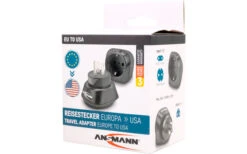Ansmann Reisestecker / Adapter EU To US -Campingausrüstung 287953 2641216