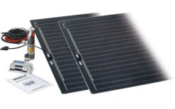 Büttner Solar-Komplettanlage Flat Light Q MT 150FL 150 W -Campingausrüstung 334745 2559737