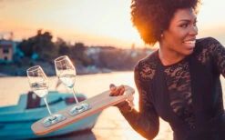 Silwy® Magnet-Champagnergläser (200 Ml) Inkl. Untersetzer 2er Set -Campingausrüstung 337073 2707931