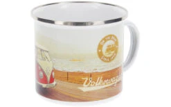VW Collection T1 Bulli Emaille Tasse 500 Ml Beachlife -Campingausrüstung 386224 2837954