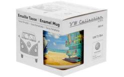 VW Collection T1 Bulli Emaille Tasse 500 Ml Beachlife -Campingausrüstung 386290 2837924