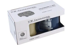 VW Collection T1 Bus Emaille Tassen Set 2 Stück 350 Ml Grün / Rosa -Campingausrüstung 410591 2980325