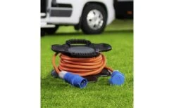 Brennenstuhl Gummi-Kabelhaspel X-Gum Leer Mit Blindplatte Aufbewahrungstrommel Schwarz -Campingausrüstung 443177 3142652