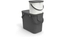 Rotho Albula Recycling Müllsystem 25 Liter Cappuccino -Campingausrüstung 460517 3317690