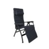Crespo Recliner Air Deluxe Relaxsessel Schwarz -Campingausrüstung 464618 3408663