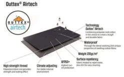 Outwell Hayward Lake 4ATC Tunnelzelt -Campingausrüstung 487850 3587299