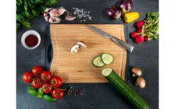 Wenko Schneidebrett Bambus Anti-Rutsch 28,5 X 1,5 X 20 Cm -Campingausrüstung 495801 3509657