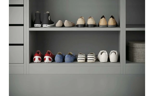 Metaltex Cipok-2 Schrankeinsatz Für Schuhe 2er Set Weiß 3 Metaltex Cipok-2 Schrankeinsatz Für Schuhe 2er Set Weiß – Bild 2
