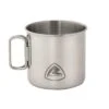 Robens Pike Steel Mug Stahltasse 450 Ml Silber -Campingausrüstung 499133 3390644