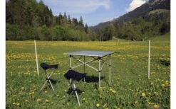 Basic Nature Travelchair Rolltisch Klein 70 X 70 Cm -Campingausrüstung 504137 3331743