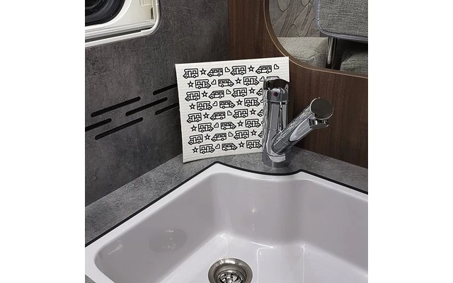 Pufz Schwedisches Geschirrtuch Wohnwagen Cerise 7 Pufz Schwedisches Geschirrtuch Wohnwagen Cerise – Bild 5