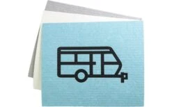 Pufz Schwedisches Geschirrtuch Wohnwagen Retro Grau -Campingausrüstung 553297 3623176 1