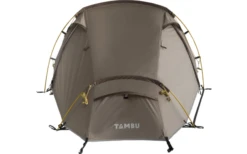 Tambu Natuna 2 Personen Trekking Tunnelzelt Braun -Campingausrüstung 575951 3933663