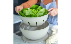 Koziol Sieb Palsby Abtropfsieb Nature Leaf Green -Campingausrüstung 590463 4297415 1