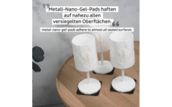 Silwy® Magnet-Kunststoffglas WEIN CHEERS WHITE (0,3l) -Campingausrüstung 709940 4852529