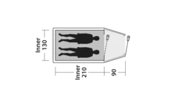 Outwell Earth 2 Doppelbeschichtetes Zelt 10 Outwell Earth 2 Doppelbeschichtetes Zelt -Campingausrüstung 790733 5217227